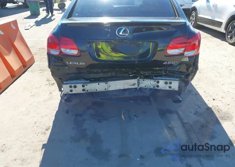 2007 Lexus Gs 450H from USA, damaged, VIN JTHBC96S275007511